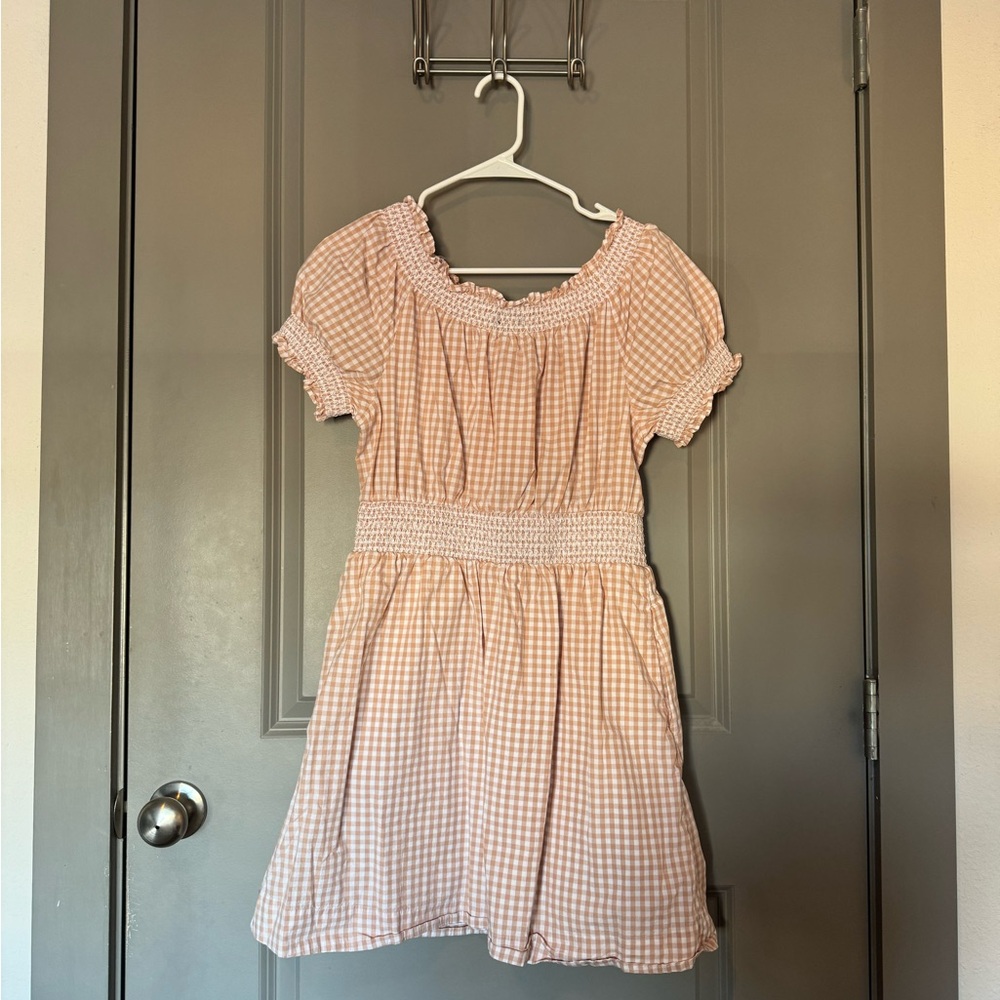 J. Crew Pink Checkered Womens Dress